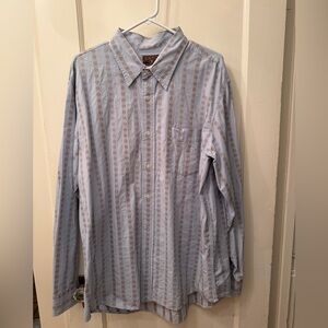Lucky Brand Men's Blue Striped Shirt